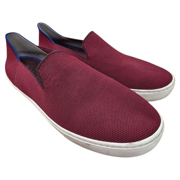 Rothy's The Sneaker Women's Size 10.5 US Red Garnet Burgundy Slip On Shoes - Picture 1 of 9